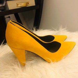 Marc Fischer Marigold/mustard Suede pumps - size 9